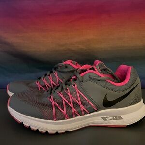 Nike Air Relentless 6 Athletic Sneakers Gray Pink Blast Womens 6.5